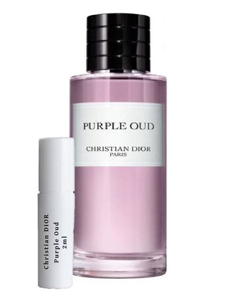 dior purple oud sample